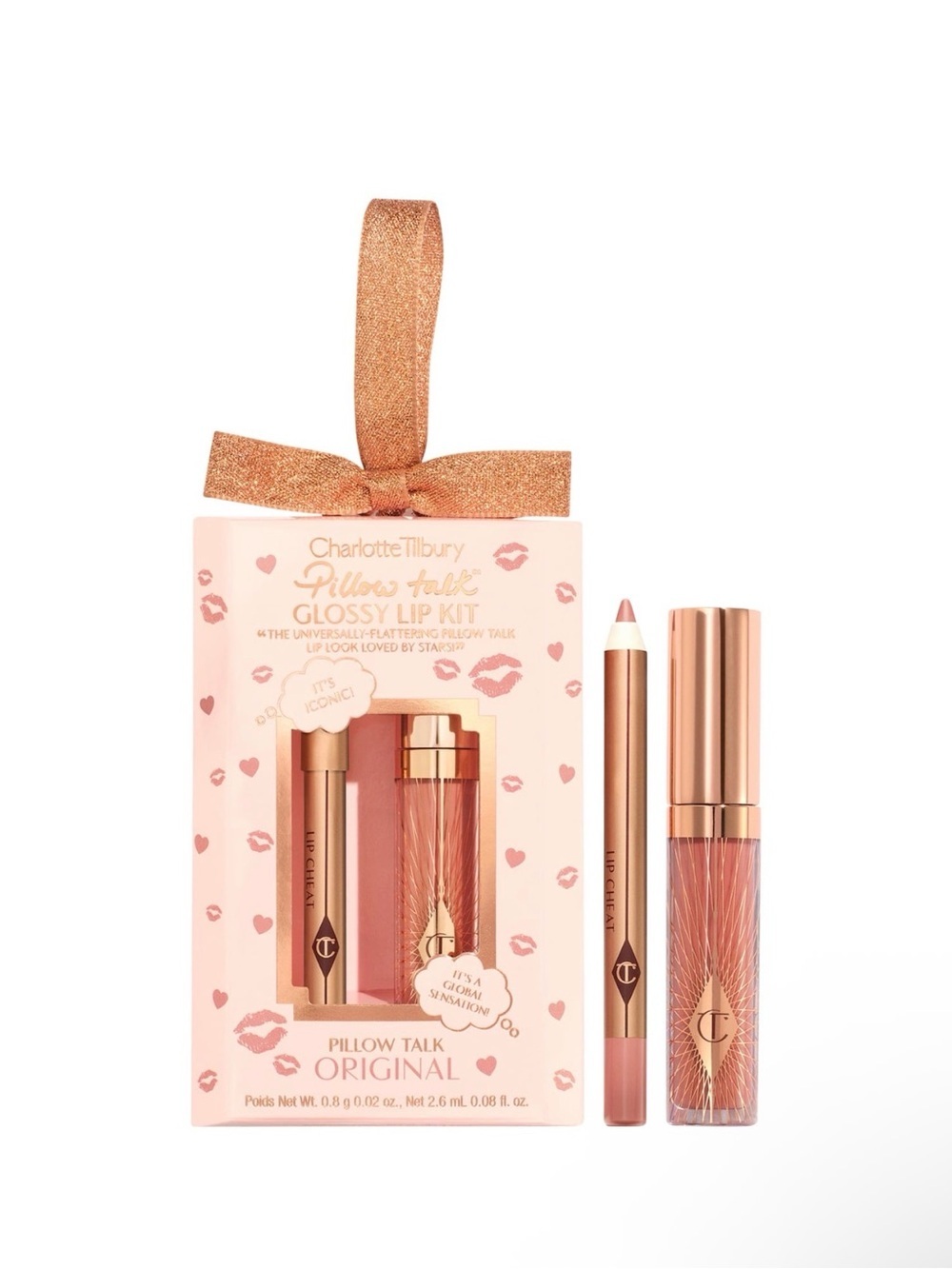 🌸 CHARLOTTE TILBURY Mini Pillow Talk Glossy Lip Duos - ORIGINAL